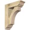Ekena Millwork Westlake Traditional Rough Sawn Bracket w/ Offset Brace, Douglas Fir, 6"W x 18"D x 22"H BKT0604X18X22WTL01RDF - alternate 1